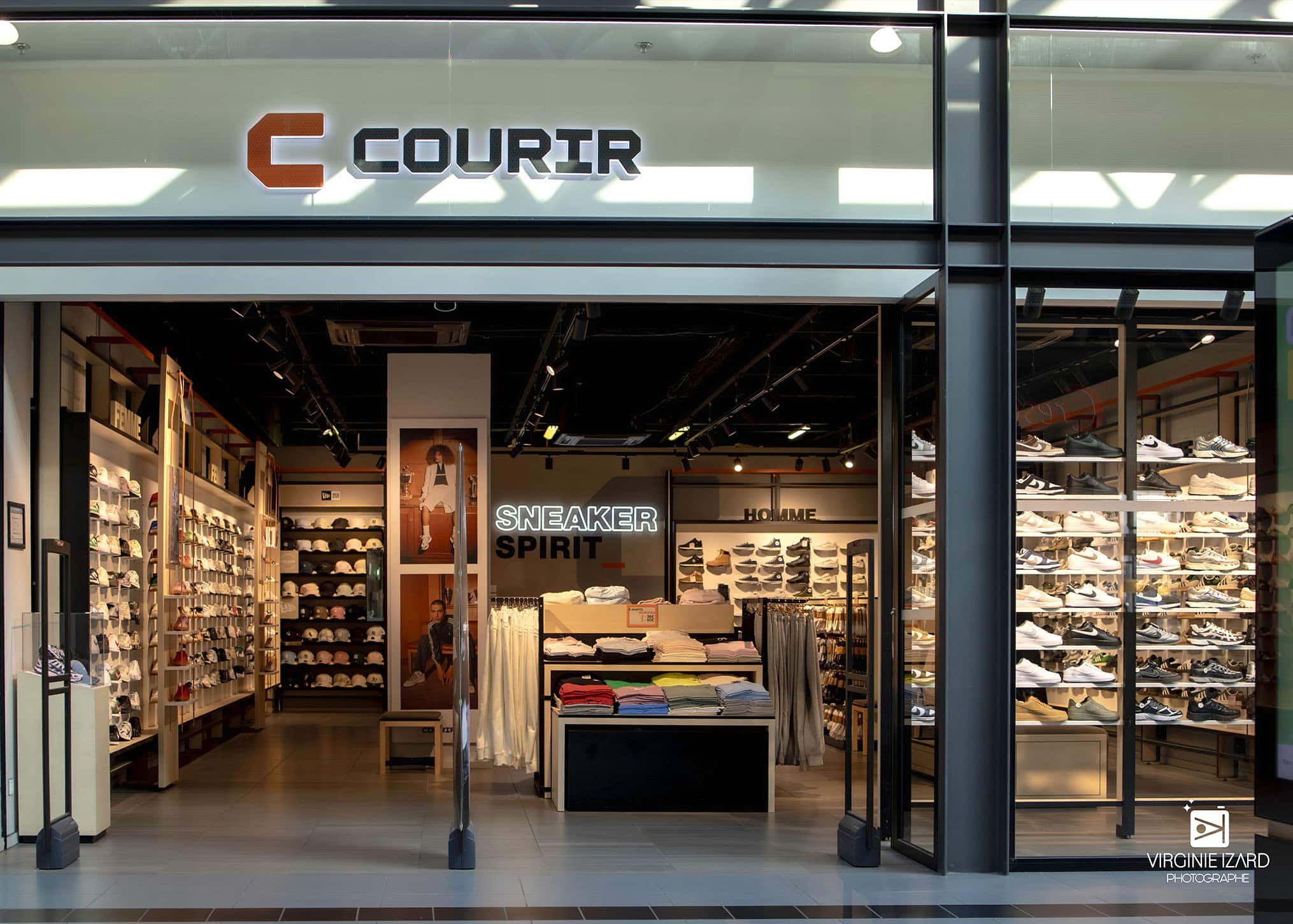 courir boutique commercial